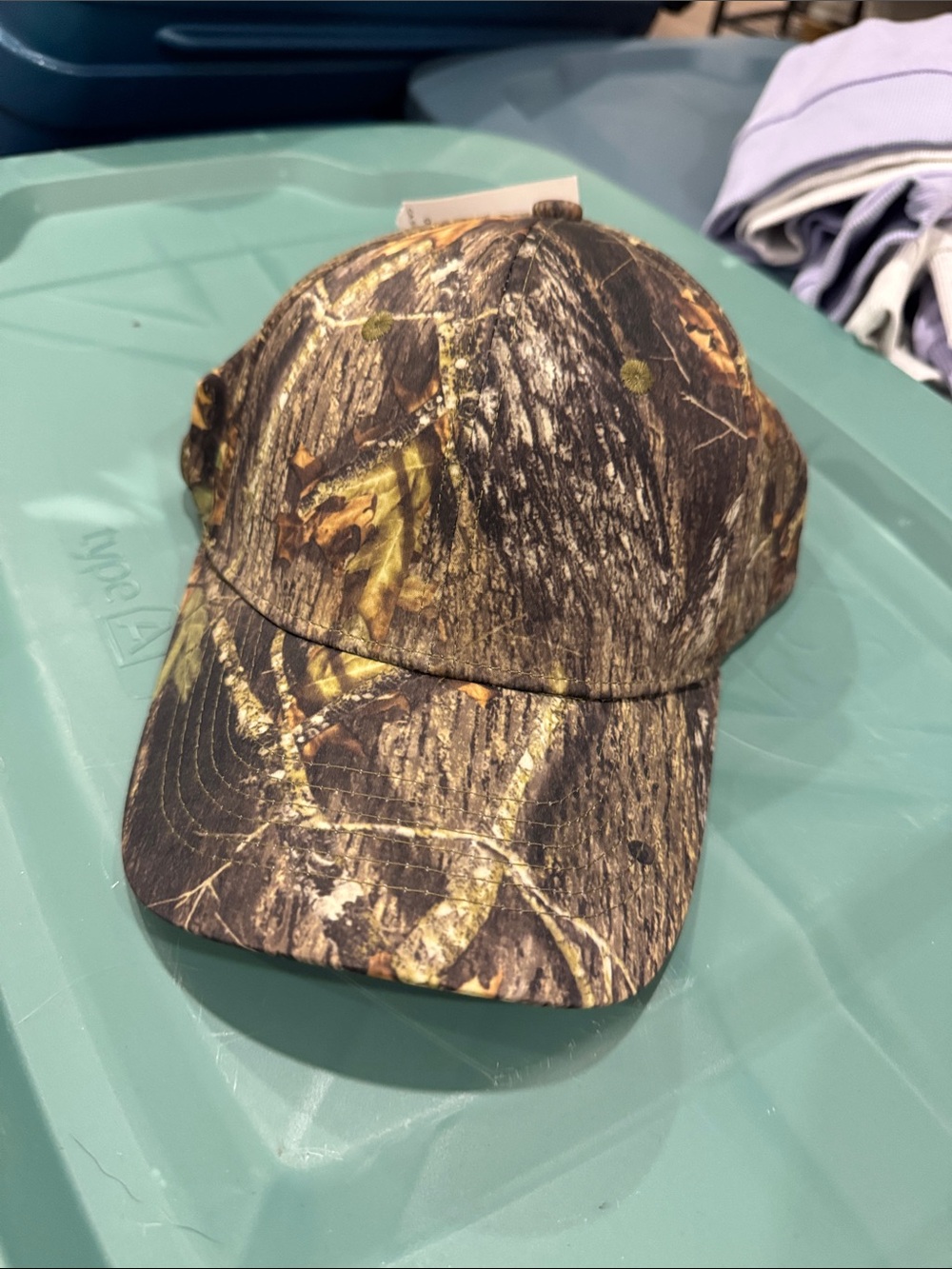 Camouflage Baseball Cap - Brown/Green